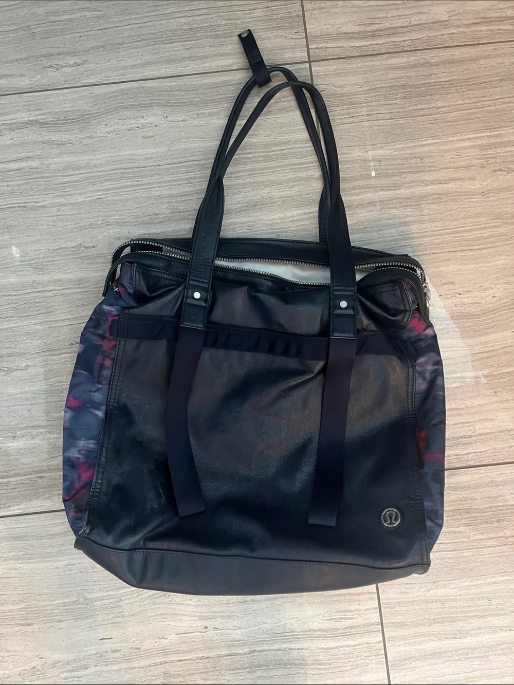 Lululemon Black Tote with Subtle Accent